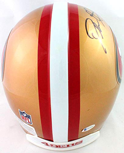 Deion Sanders Signed SF 49ers Full Size Authentic Helmet w/HOF- Beckett W Blk - 757 Sports Collectibles