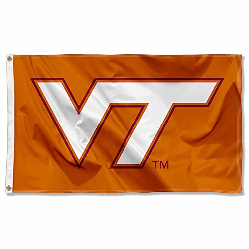 Virginia Tech Hokies Burnt Orange Flag - 757 Sports Collectibles