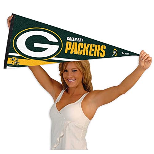 WinCraft Green Bay Packers Pennant Banner Flag - 757 Sports Collectibles