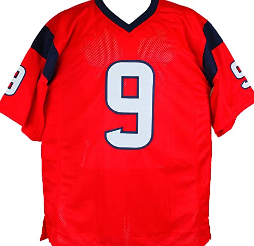 Shane Lechler Autographed Red Pro Style Jersey- Beckett W Hologram Black - 757 Sports Collectibles