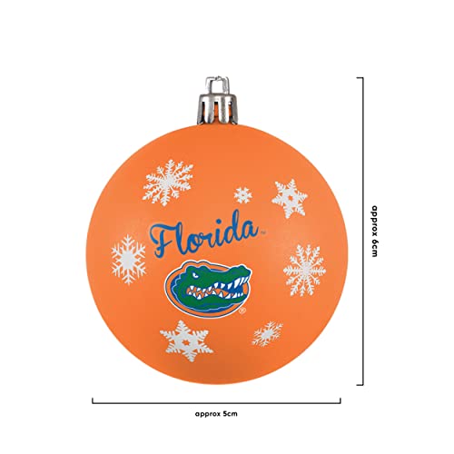 FOCO Florida Gators NCAA 5 Pack Shatterproof Ball Ornament Set - 757 Sports Collectibles