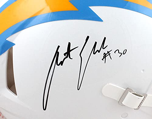 Austin Ekeler Autographed LA Chargers Authentic Speed FS Helmet - Beckett W Blk - 757 Sports Collectibles