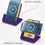 SOAR NCAA Wireless Charging Stand V.4, LSU Tigers - 757 Sports Collectibles