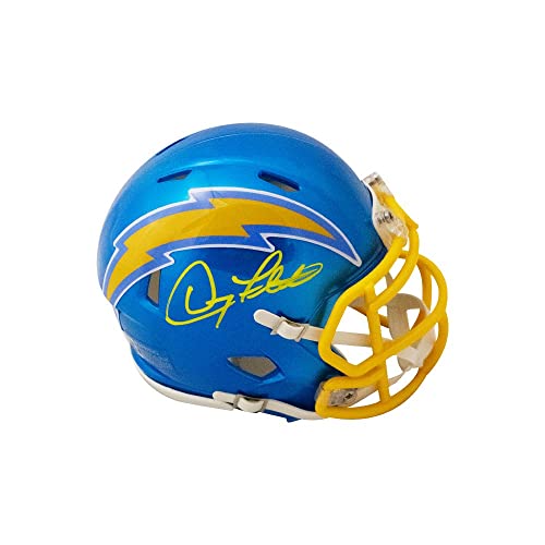 Doug Flutie Autographed San Diego Flash Mini Football Helmet - BAS (Yellow Ink) - 757 Sports Collectibles