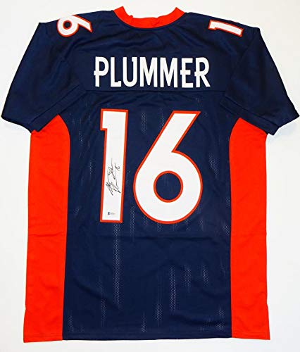 Jake Plummer Autographed Blue Pro Style Jersey- Beckett Authenticated 1 - 757 Sports Collectibles