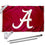 University of Alabama Polyester Flag and Pole Bracket Mount Bundle - 757 Sports Collectibles