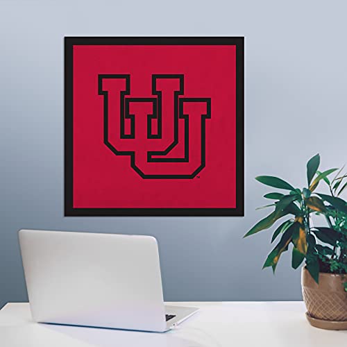 Rico Industries NCAA Utah Utes Personalized 23" Felt Wall Banner - Sports Decor for Man Cave, Game Room, Office & Bedroom - Long-Lasting, Customizable Wall Decorations - Made in The USA - 757 Sports Collectibles