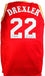 Clyde Drexler Autographed Red TB Pro Style Jersey- JSA W - 757 Sports Collectibles