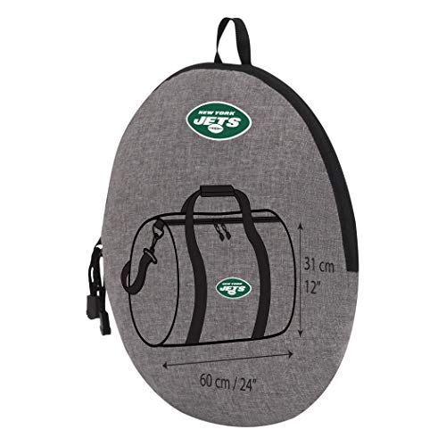 NFL New York Jets "Wingman" Duffel, 24" x 12" x 12" - 757 Sports Collectibles