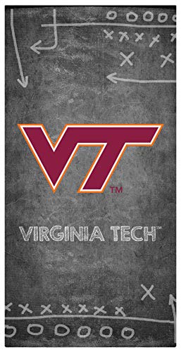 Fan Creations NCAA Virginia Tech Hokies Unisex Virginia Tech University Chalk Playbook Sign, Team Color, 6 x 12 - 757 Sports Collectibles