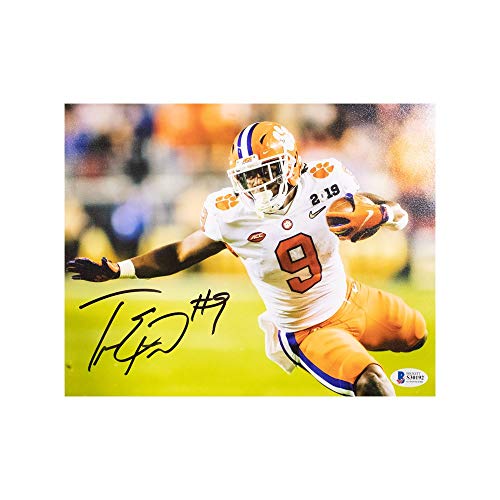 Travis Etienne Autographed Clemson 8x10 Photo - BAS COA (Horizontal) - 757 Sports Collectibles