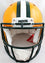 Davante Adams Autographed GB Packers Authentic Speed F/S Helmet- Beckett WBlack - 757 Sports Collectibles