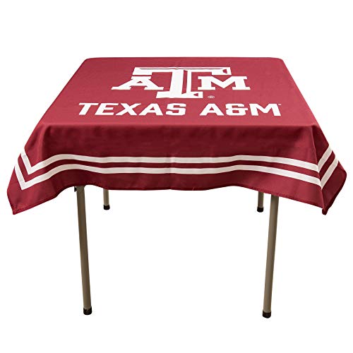 College Flags & Banners Co. Texas A&M Aggies Logo Tablecloth or Table Overlay - 757 Sports Collectibles