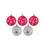 FOCO Ohio State Buckeyes NCAA 5 Pack Shatterproof Ball Ornament Set - 757 Sports Collectibles