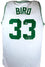 Larry Bird Autographed White Pro Basketball Jersey-Beckett W Hologram Silver - 757 Sports Collectibles