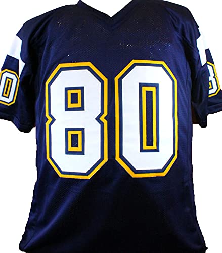 Kellen Winslow Autographed Blue Pro Style Jersey w/HOF - JSA W Auth 8 - 757 Sports Collectibles