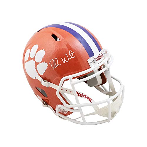 Deshaun Watson Autographed Clemson Speed Replica Full-Size Football Helmet - BAS COA - 757 Sports Collectibles