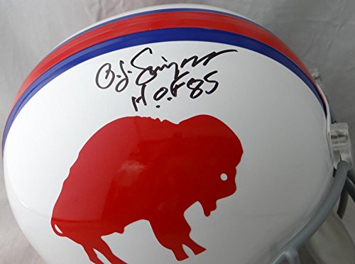 O. J. Simpson Autographed Buffalo Bills F/S 65-73 TB Helmet with HOF- JSA W Auth - 757 Sports Collectibles
