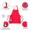 Team Sports America NFL Atlanta Falcons Ultimate Grilling Apron Durable Cotton with Beverage Opener and Multi Tool For Football Fans Fathers Day and More - 757 Sports Collectibles