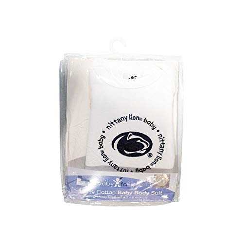 Penn State Nittany Lions PSU NCAA Baby White Creeper Bodysuit - 3-6 Months - 757 Sports Collectibles