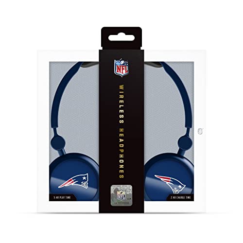 SOAR NFL Bluetooth On-Ear Headphones, New England Patriots - 757 Sports Collectibles