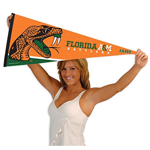 College Flags & Banners Co. Florida A&M Pennant Full Size Felt - 757 Sports Collectibles