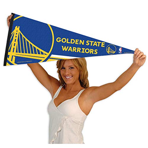 WinCraft Golden State Warriors Pennant Full Size 12" X 30" - 757 Sports Collectibles