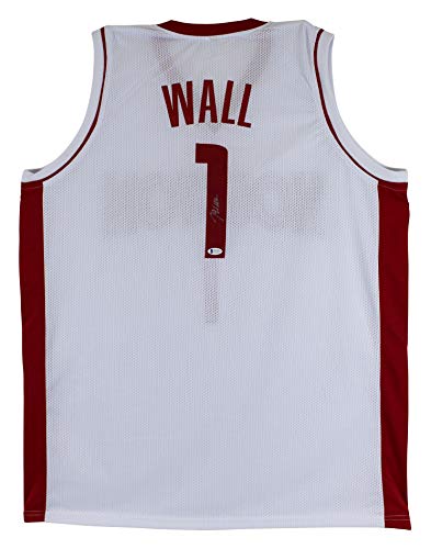 John Wall Authentic Signed White Pro Style Jersey Autographed BAS Witnessed - 757 Sports Collectibles