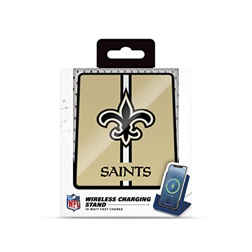 SOAR NFL Wireless Charging Stand, New Orleans Saints - 757 Sports Collectibles