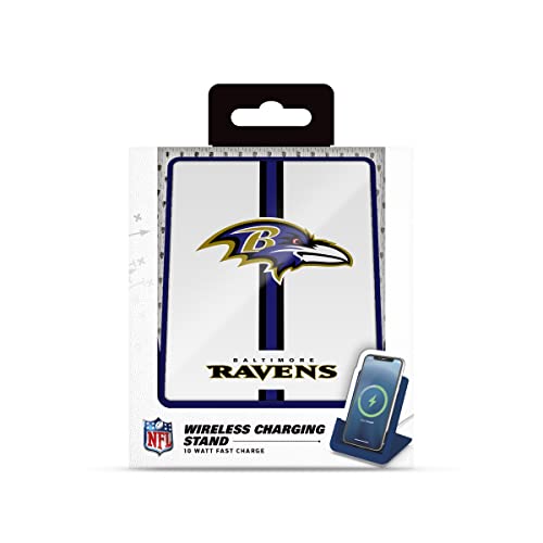 SOAR NFL Wireless Charging Stand, Baltimore Ravens - 757 Sports Collectibles