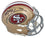 49ers Deion Sanders Authentic Signed Speed Mini Helmet Autographed BAS Witnessed - 757 Sports Collectibles