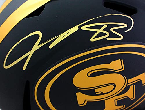 Vernon Davis Autographed SF 49ers Eclipse Speed F/S Helmet- Beckett W Gold - 757 Sports Collectibles