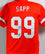 Warren Sapp Autographed Orange Pro Style Jersey w/HOF- Beckett Witness - 757 Sports Collectibles