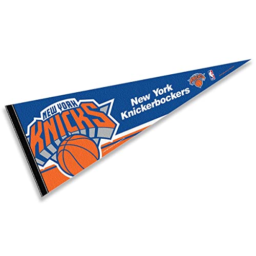 WinCraft New York Knicks Pennant Full Size 12" X 30" - 757 Sports Collectibles