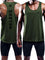 Neleus Men's 3 Pack Dry Fit Workout Gym Muscle Tank Tops,5031,Black,Grey,Olive Green,XL,EU 2XL - 757 Sports Collectibles