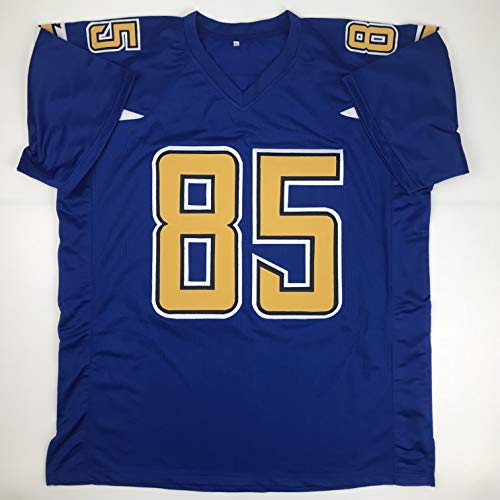 Autographed/Signed Antonio Gates Los Angeles LA Color Rush Football Jersey Beckett BAS COA - 757 Sports Collectibles