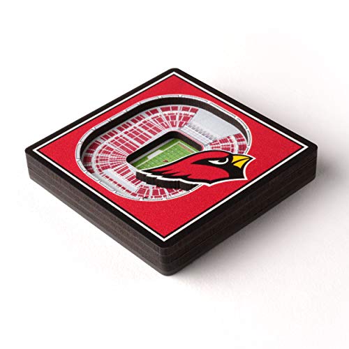 YouTheFan NFL Arizona Cardinals - State Farm Stadium 3D StadiumView Magnet3D StadiumView Magnet, Team Colors, Small (8493243) - 757 Sports Collectibles