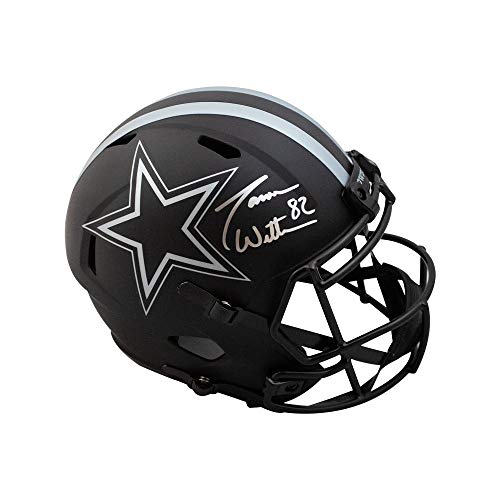 Jason Witten Autographed Cowboys Eclipse Replica Full-Size Helmet - BAS COA (Silver Ink) - 757 Sports Collectibles