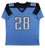 Chris Johnson Authentic Signed Blue Pro Style Jersey Autographed BAS Witnessed - 757 Sports Collectibles