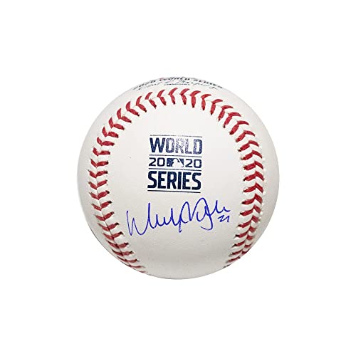 Walker Buehler Autographed 2020 World Series Official Baseball - BAS - 757 Sports Collectibles