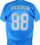 TJ Hockenson Autographed Blue Pro Style Jersey L8- Beckett W Holo Black - 757 Sports Collectibles