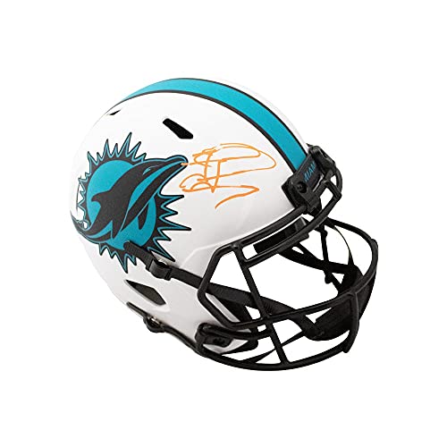 Tua Tagovailoa Autographed Dolphins Lunar Eclipse Replica Full-Size Football Helmet - Fanatics - 757 Sports Collectibles