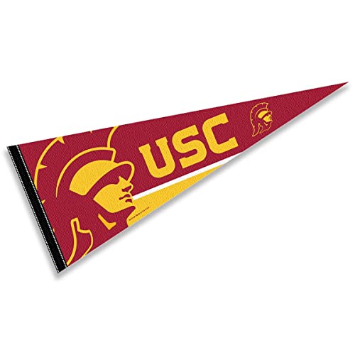 College Flags & Banners Co. USC Trojans Pennant Full Size Felt - 757 Sports Collectibles