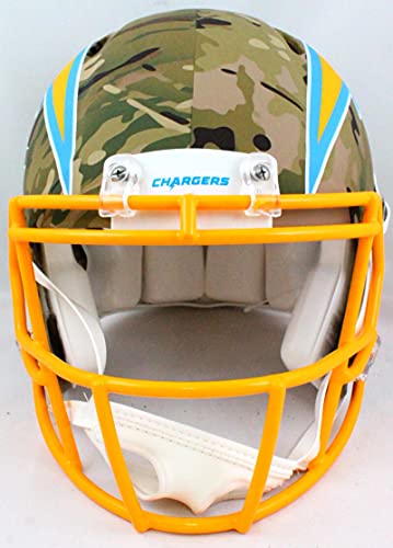 Joey Bosa Autographed LA Chargers F/S Camo Authentic Helmet- Beckett W White - 757 Sports Collectibles