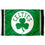 WinCraft Boston Celtics Shamrock Logo Flag and Banner - 757 Sports Collectibles