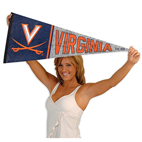 Virginia Cavaliers Pennant Throwback Vintage Banner - 757 Sports Collectibles