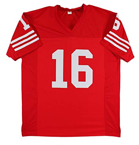 Joe Montana Authentic Signed Red Pro Style Jersey Autographed JSA or BAS - 757 Sports Collectibles