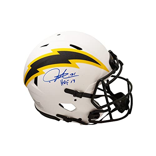 LaDainian Tomlinson HOF 17 Autographed San Diego Lunar Eclipse Authentic Full-Size Football Helmet - BAS - 757 Sports Collectibles