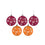 FOCO Virginia Tech Hokies NCAA 5 Pack Shatterproof Ball Ornament Set - 757 Sports Collectibles