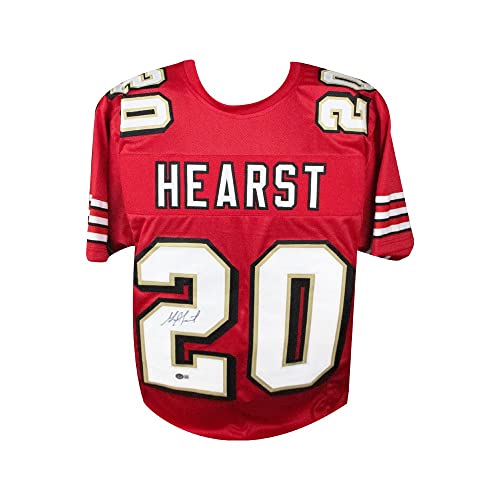 Garrison Hearst Autographed San Francisco Custom Red Football Jersey - BAS - 757 Sports Collectibles